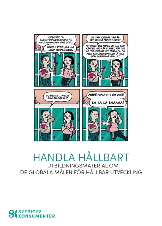 Handla hållbart - utbildningsmaterial om de Globala målen.