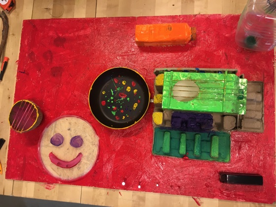 Färglagt fantasiinstrument